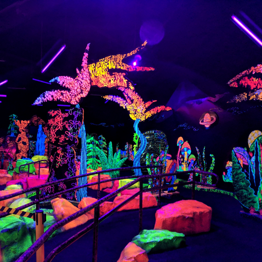 Glow-in-the-Dark Mini Golf Experience